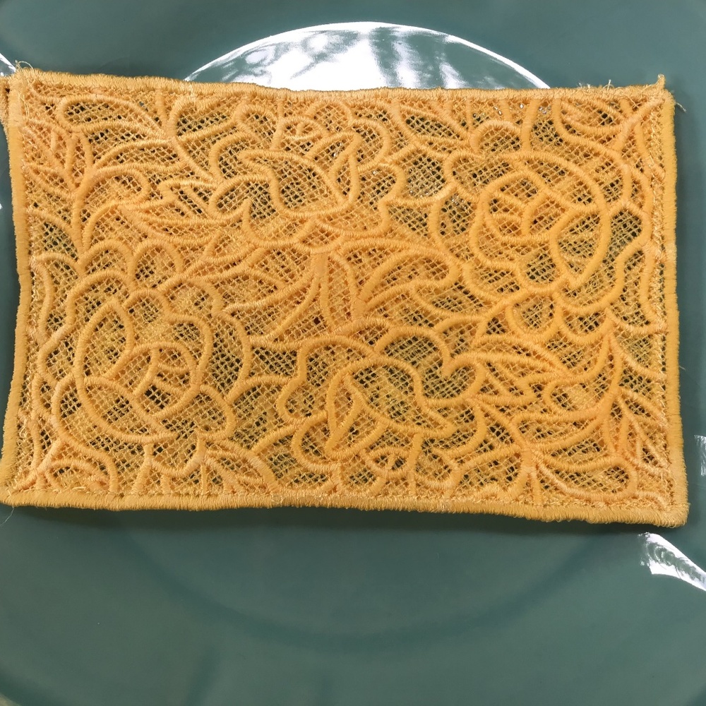 Lace Embroidered Envelope - Picture 3 of 5